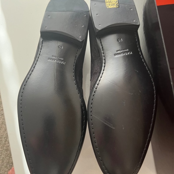 MAGNANNI BLACK VELVET CAMO LOAFERS - BRAND NEW/NEVER WORN - MENS SIZE 10 main image 4